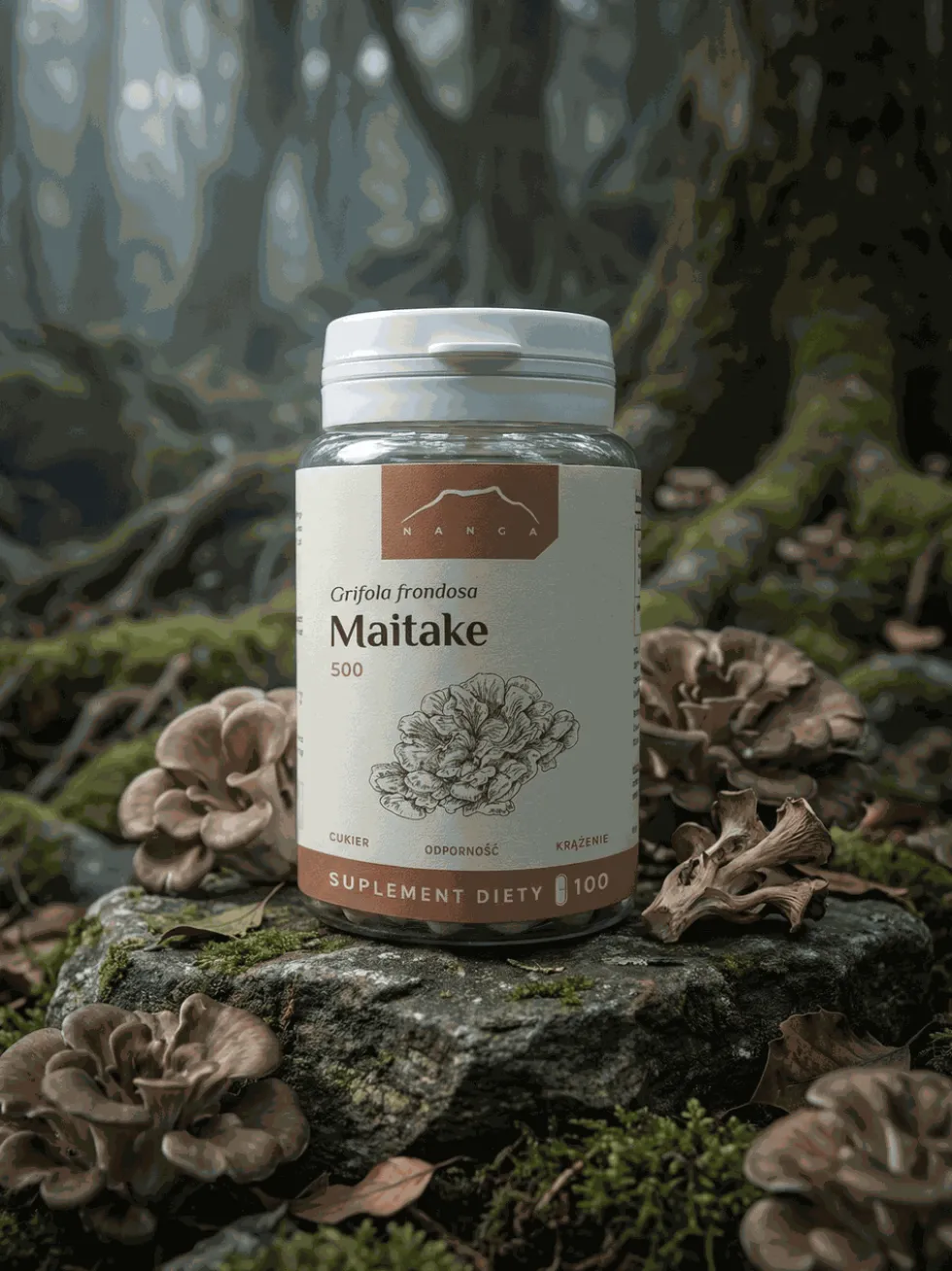 Żagwica listkowata (maitake) ekstrakt 100 kapsułek x 500mg