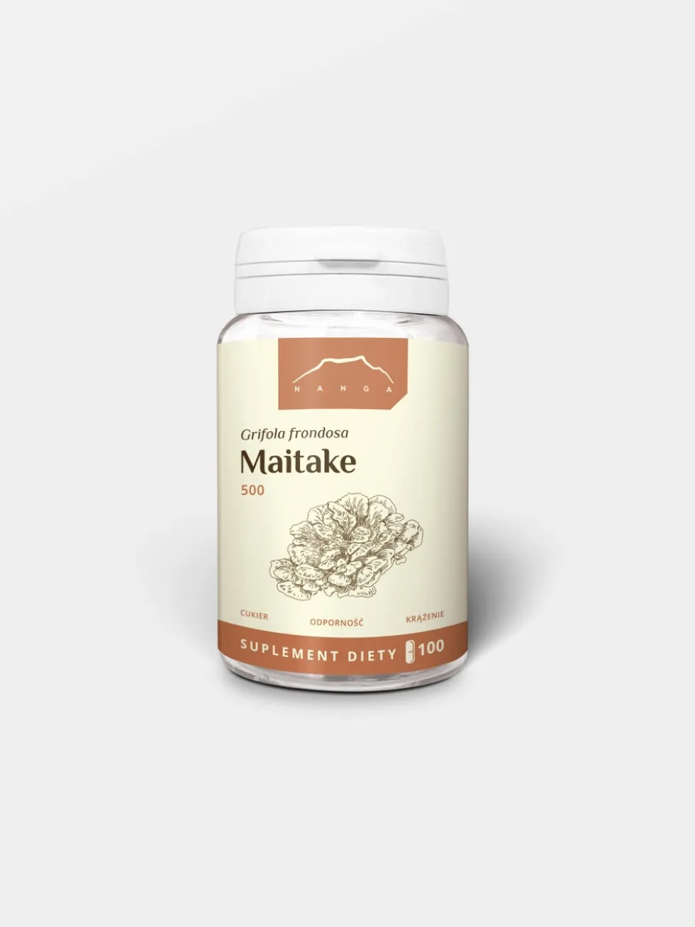 Żagwica listkowata (maitake) ekstrakt 100 kapsułek x 500mg