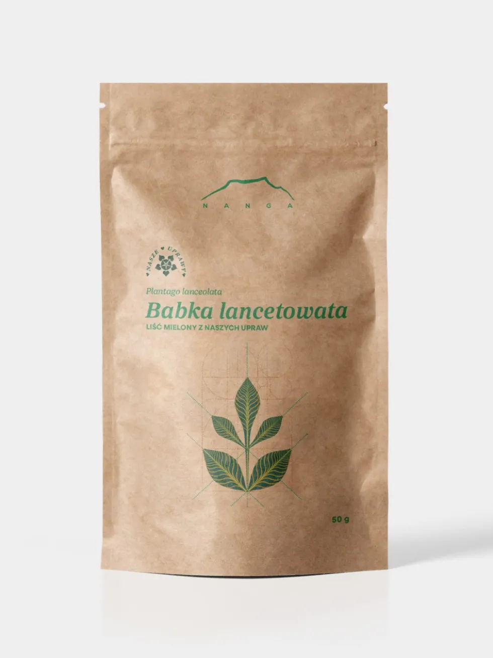 Babka lancetowata liść