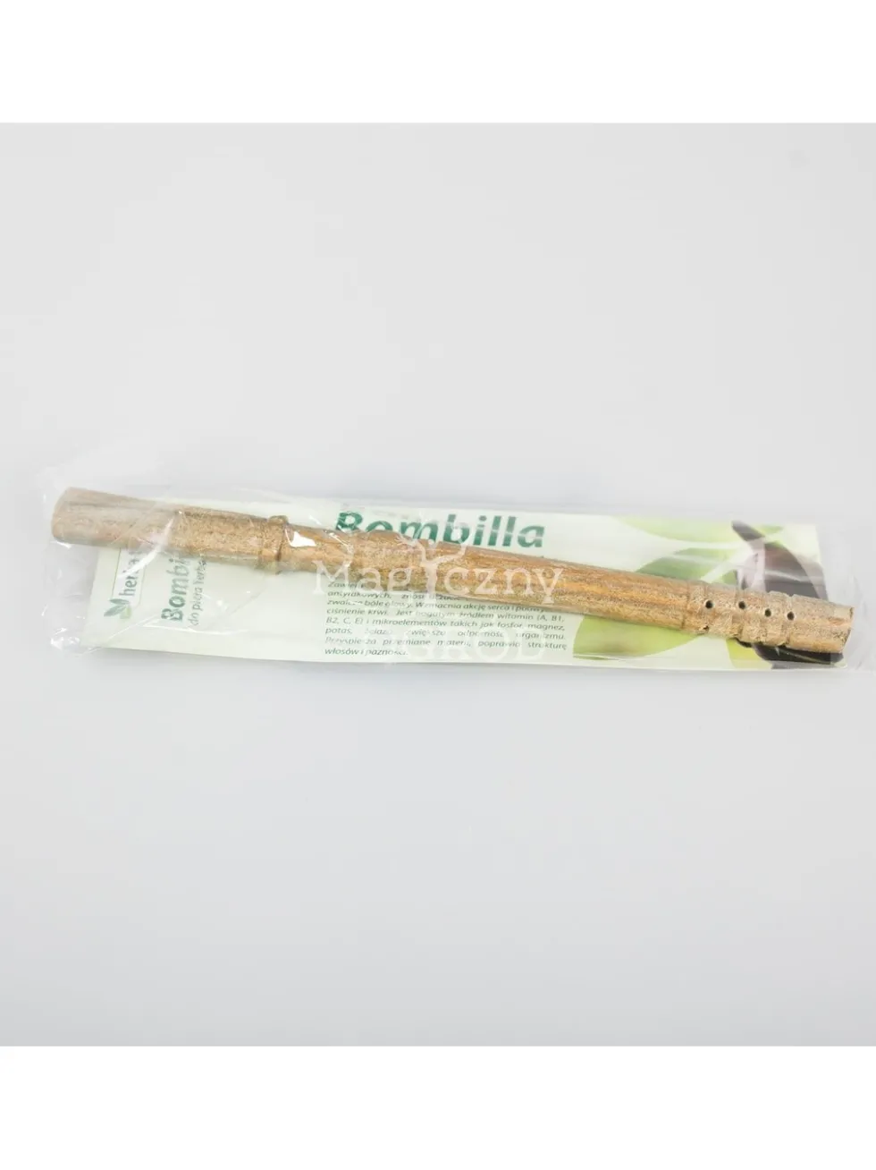 Bombilla z drewna Palo santo 18,5 cm