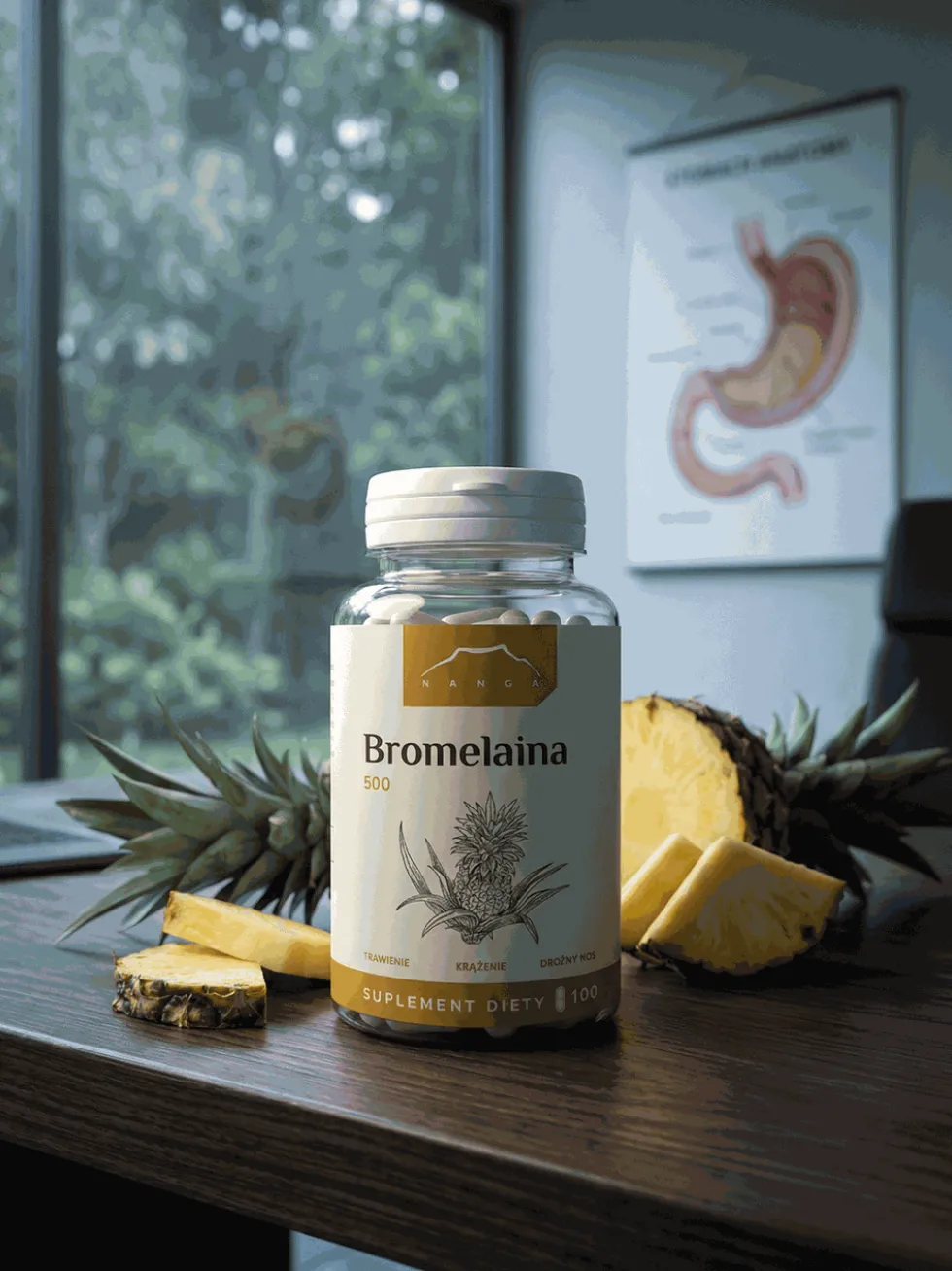 Bromelaina 100 kapsułek x 500 mg