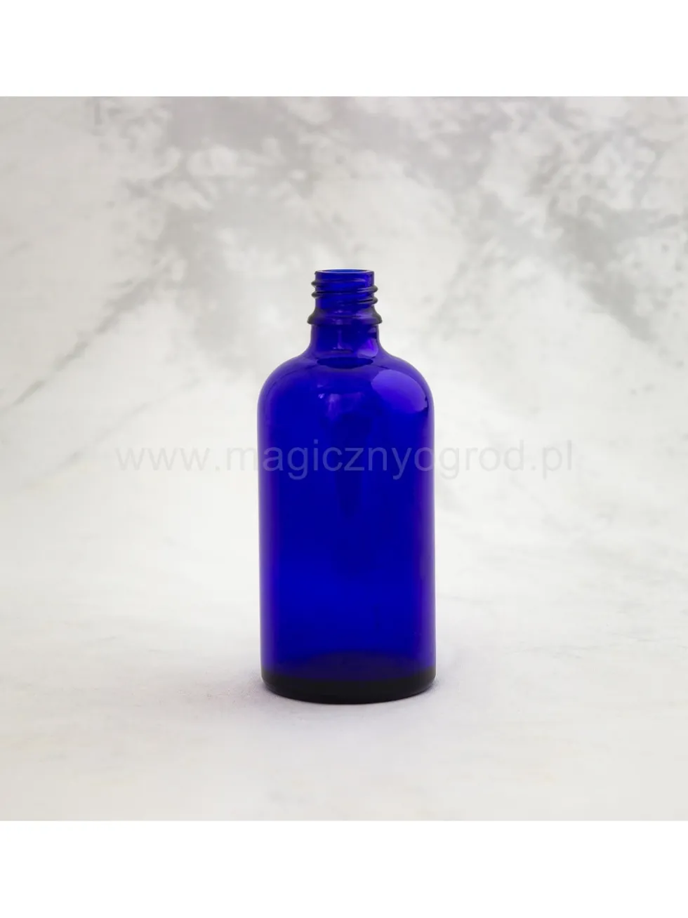 Butelka z niebieskiego szkła 10ml - 100ml gwint 18mm