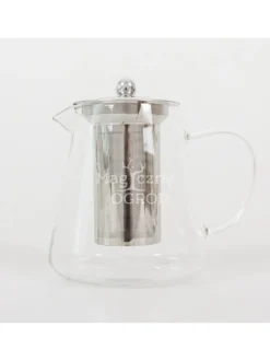 Czajnik szklany z metalowym zaparzaczem 950 ml 889-0407