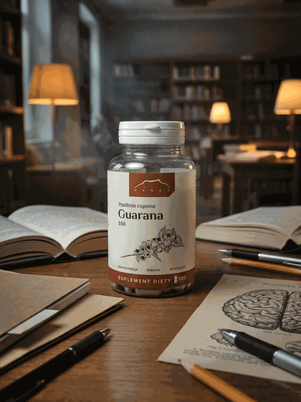 Guarana 22% ekstrakt 100 kapsułek x 550mg