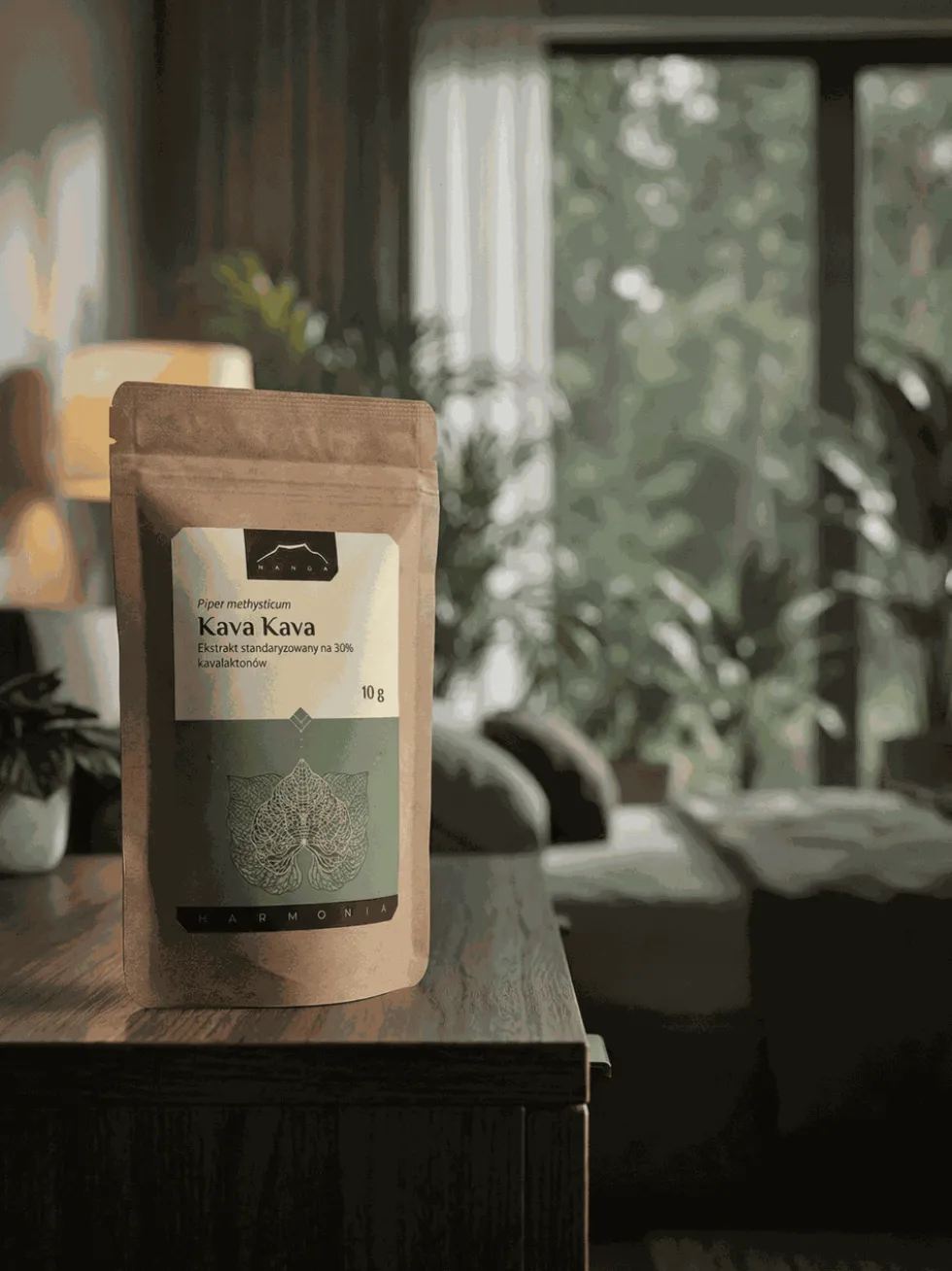 Kava kava ekstrakt standaryzowany na 30% kavalaktonów