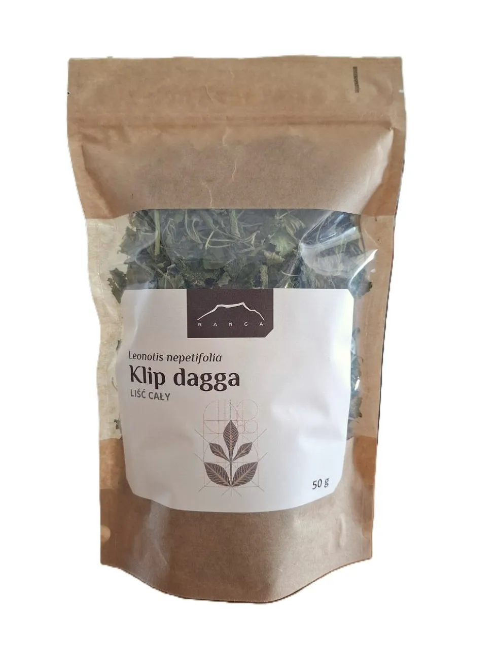 Klip dagga - liść i kwiat