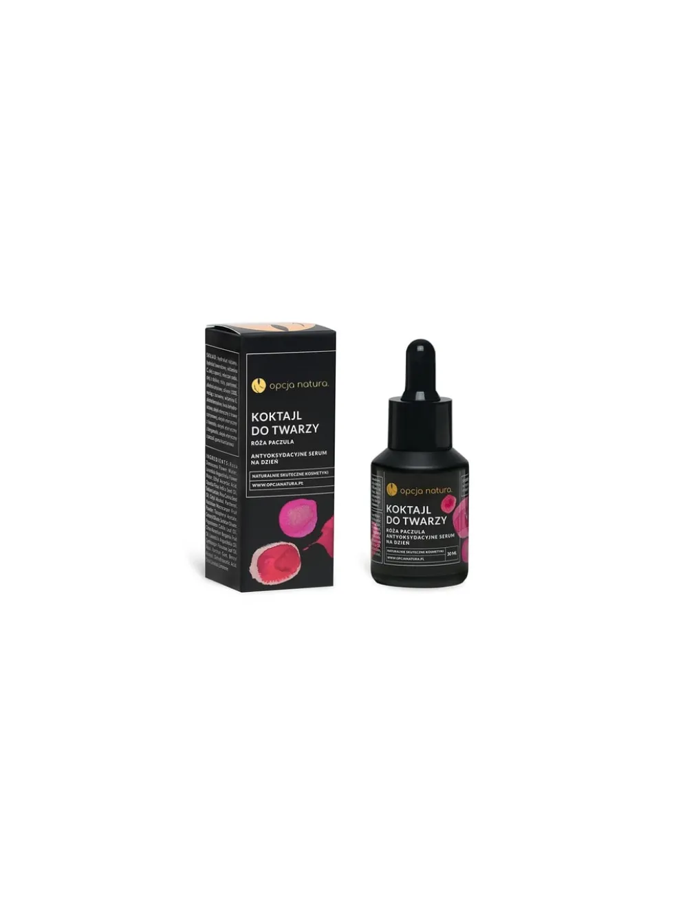 Koktajl do twarzy antyoksydacyjne serum na dzień Opcja Natura 30 ml