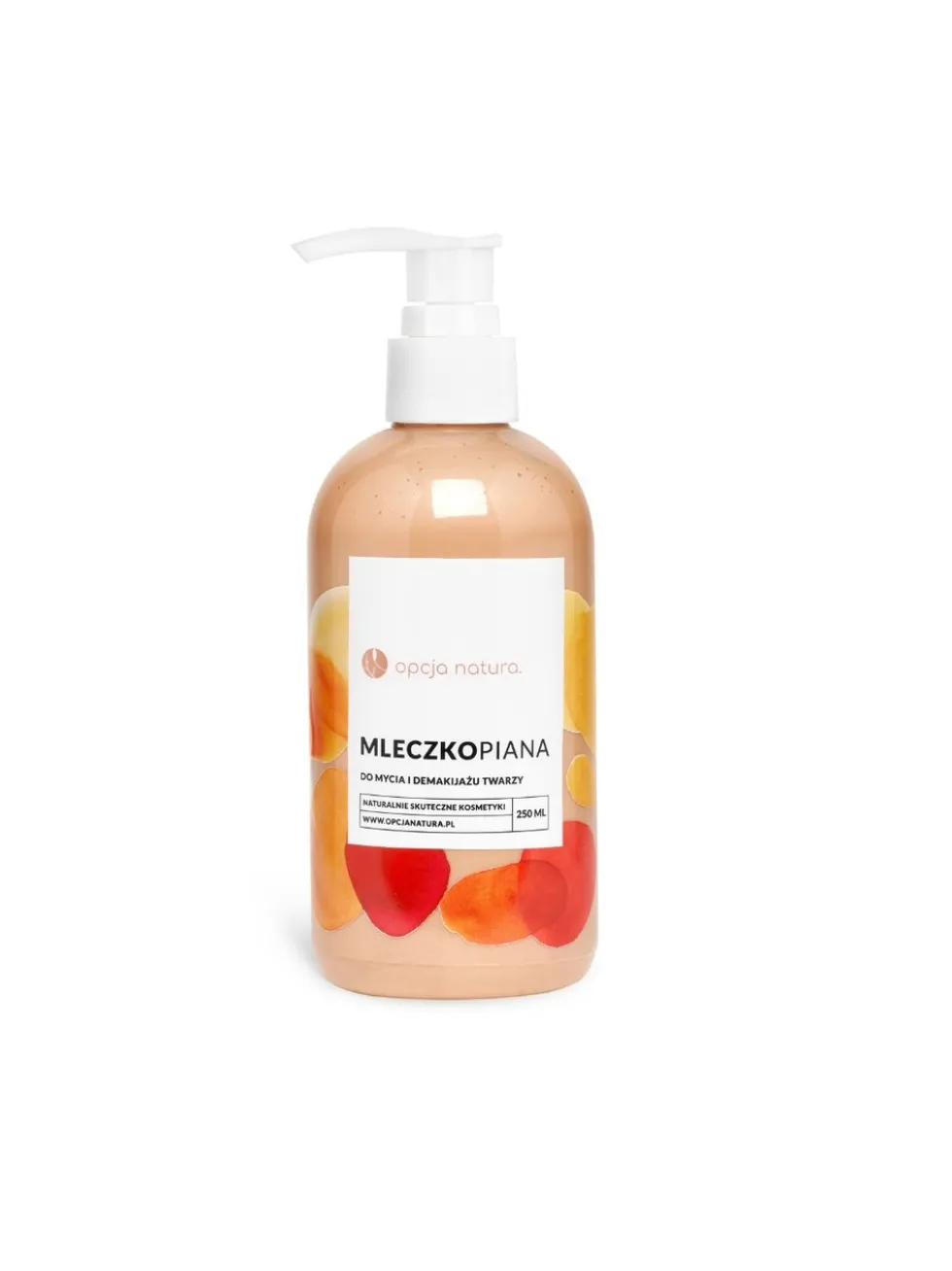 Mleczkopiana do mycia i demakijażu twarzy Opcja Natura 250ml