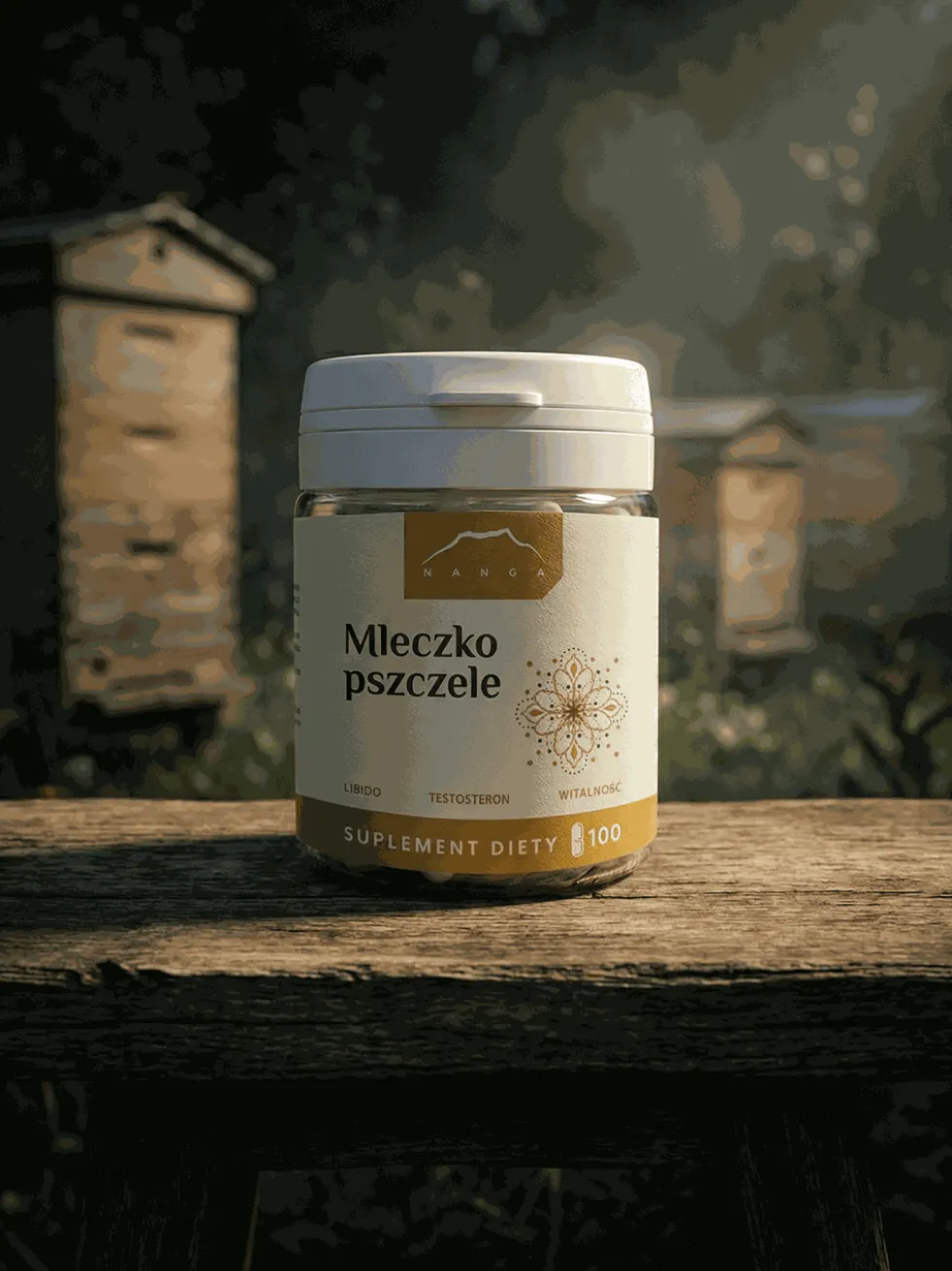 Mleczko pszczele liofilizowane kapsułki 200 mg