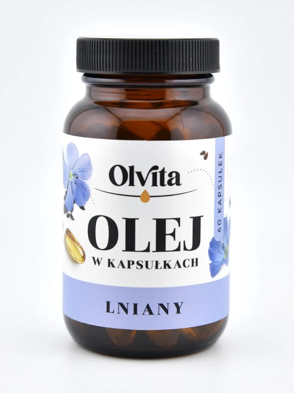 Olej lniany w kapsułkach Olvita