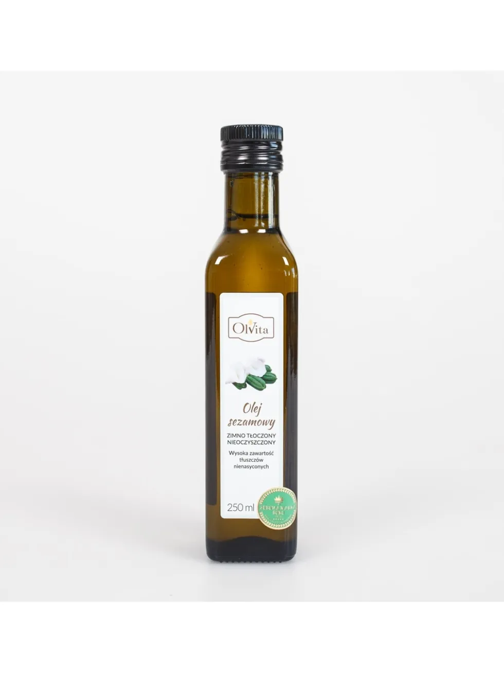 Olej sezamowy zimnotłoczony Olvita 250ml