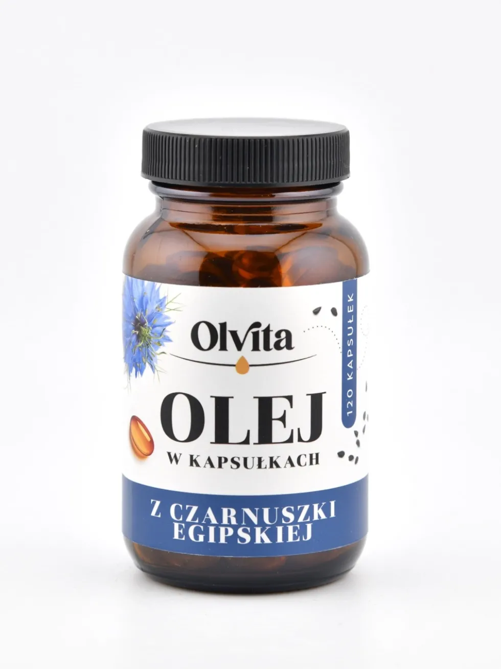 Olej z czarnuszki egipskiej w kapsułkach Olvita