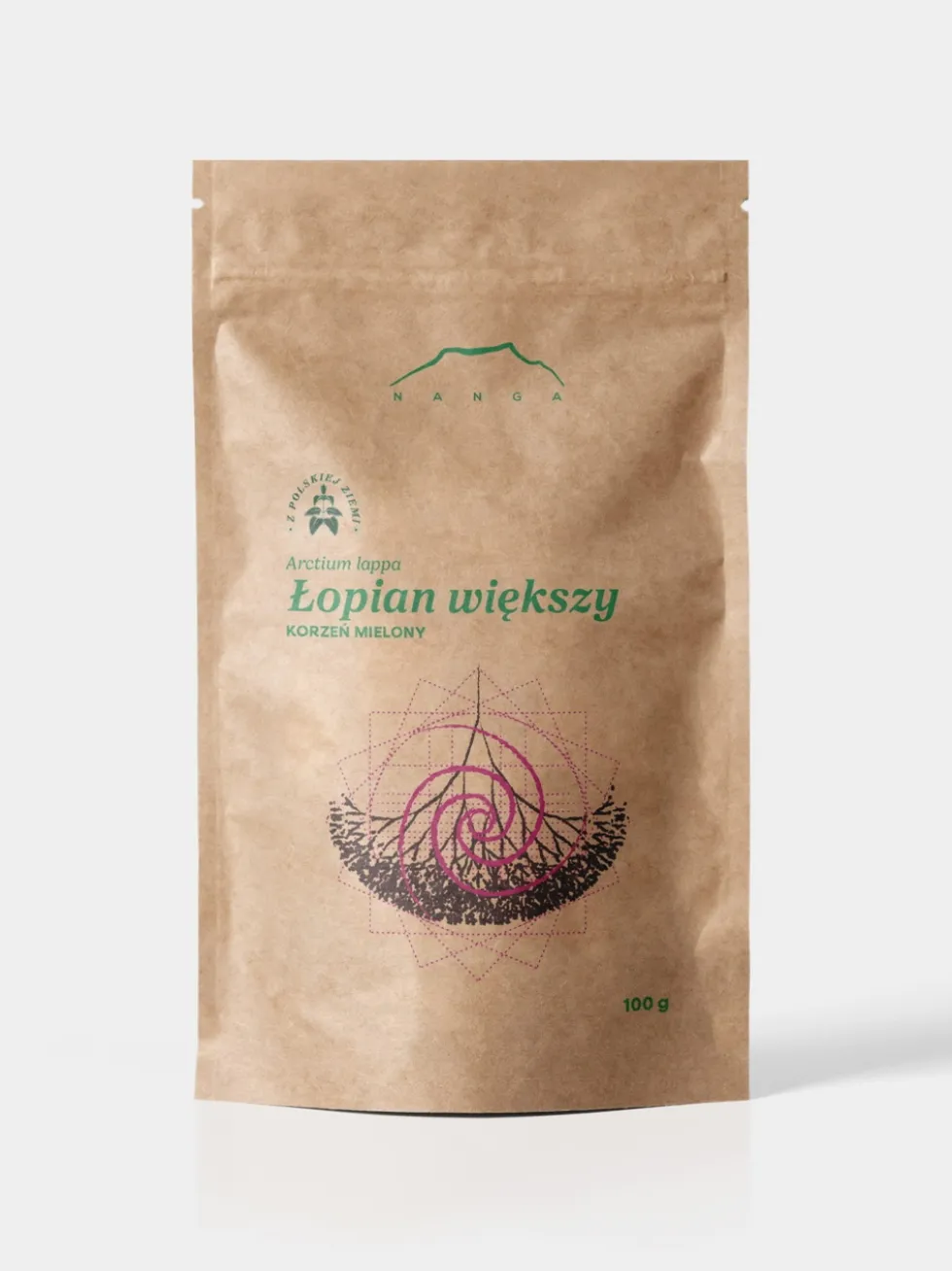 Łopian korzeń