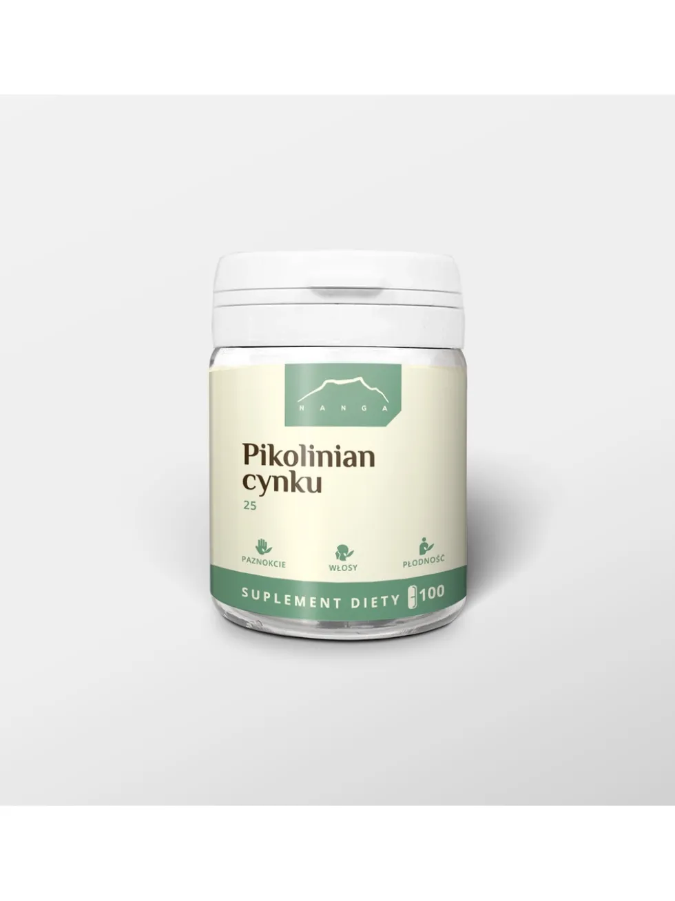 Pikolinian cynku 100 kapsułek x 125 mg