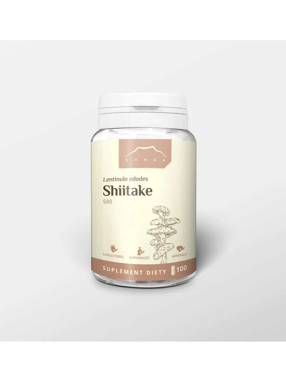 Shiitake ekstrakt 100 kapsułek x 500 mg
